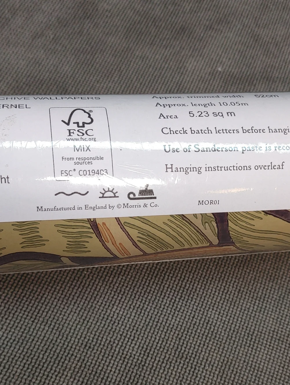 Morris & Co. Archive Wallpapers Pimpernel Bullrush/Russet